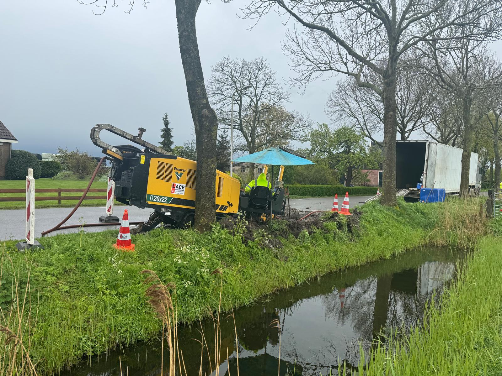 Directional drilling site